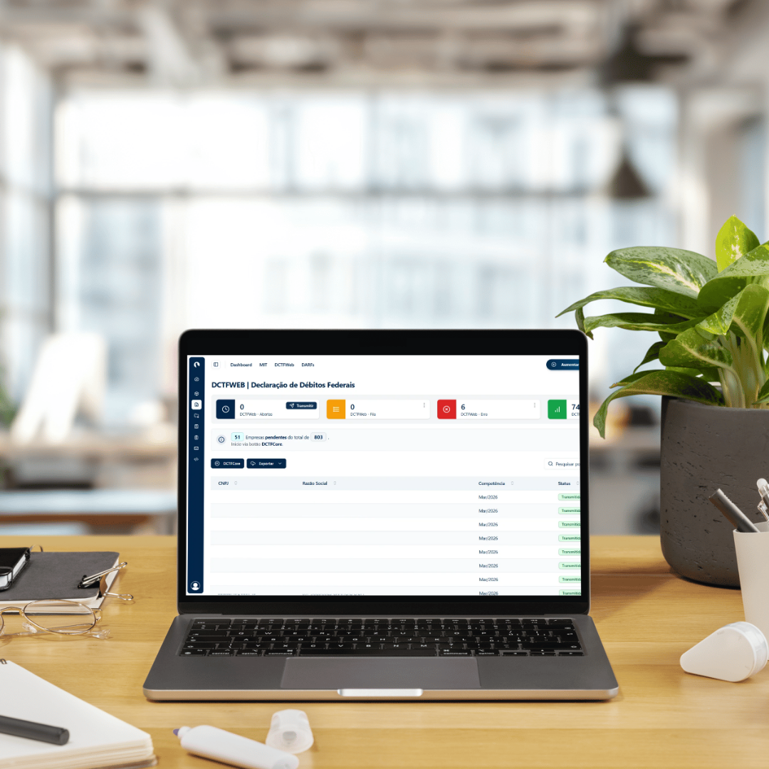 Plataforma Zenga exibida em um notebook